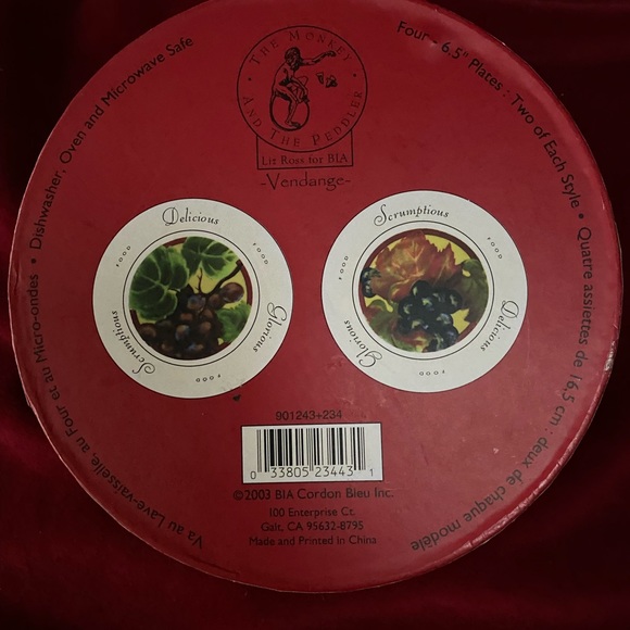 4 -6.5” plates. The Monkey and the Peddler. - Picture 7 of 8